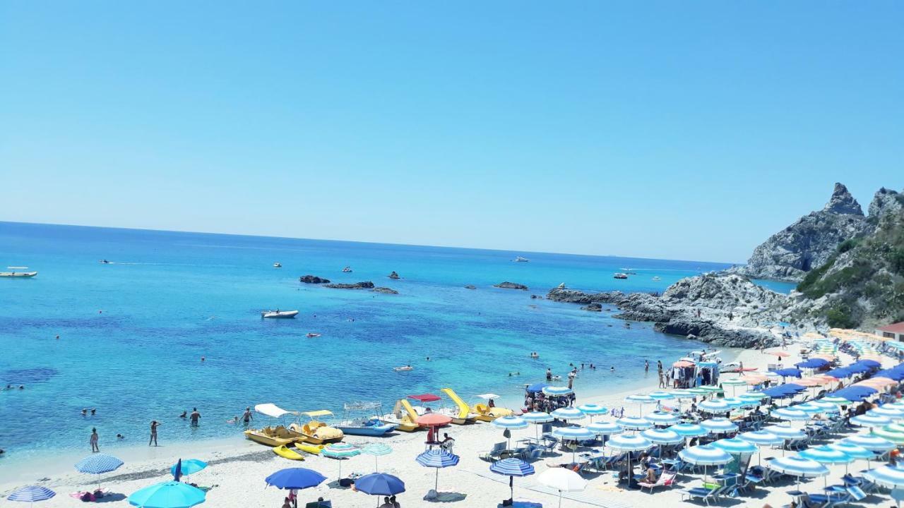 Naturamare Apartments - Piscina Idromassaggio Con Vista Mare Aperta Fino Alle Ore 22-00 Capo Vaticano Bagian luar foto