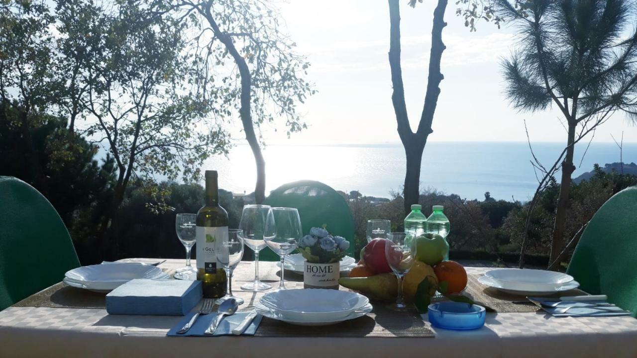 Naturamare Apartments - Piscina Idromassaggio Con Vista Mare Aperta Fino Alle Ore 22-00 Capo Vaticano Bagian luar foto